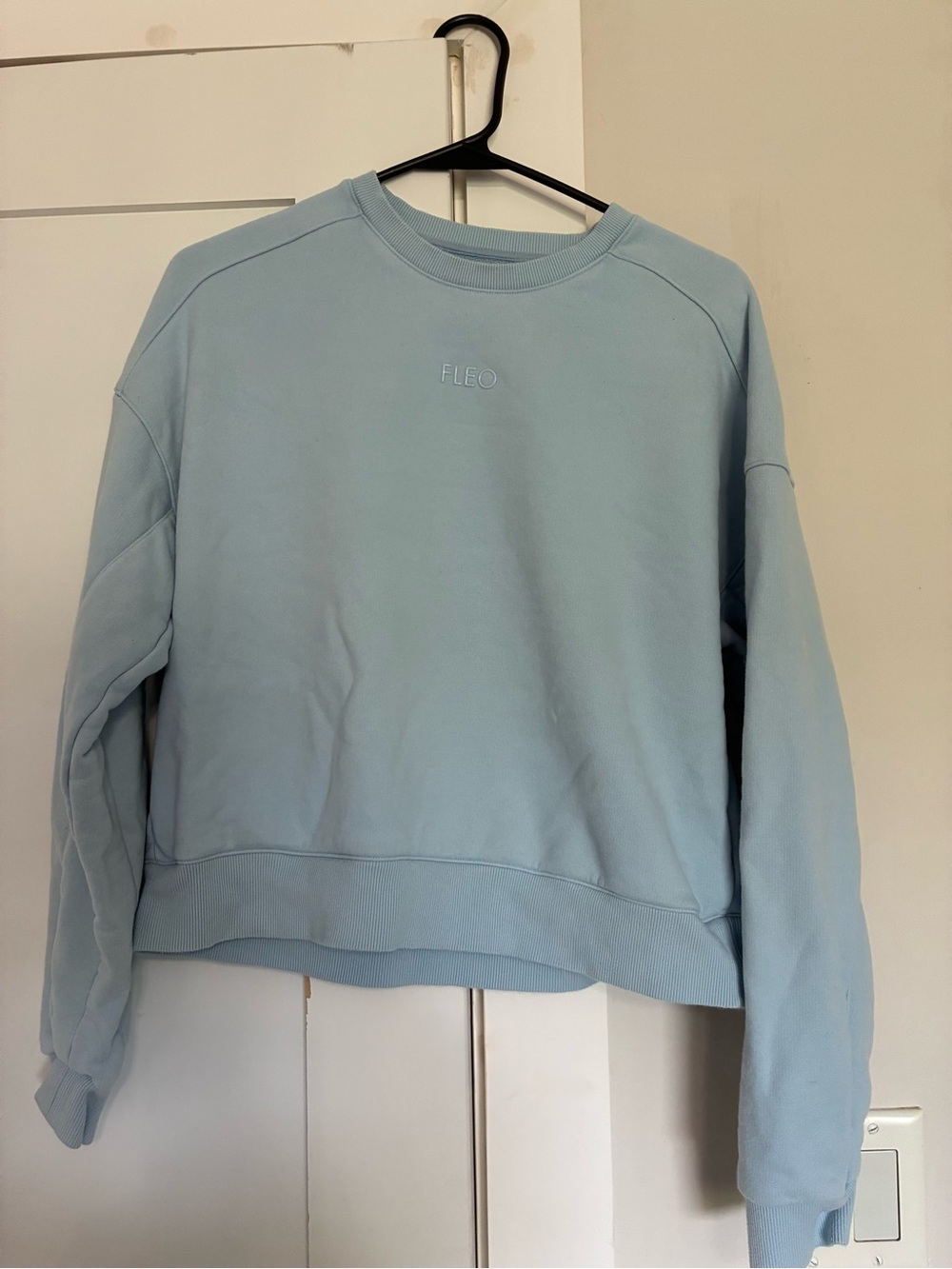 Fleo Pale Blue Crewneck Sweatshirt